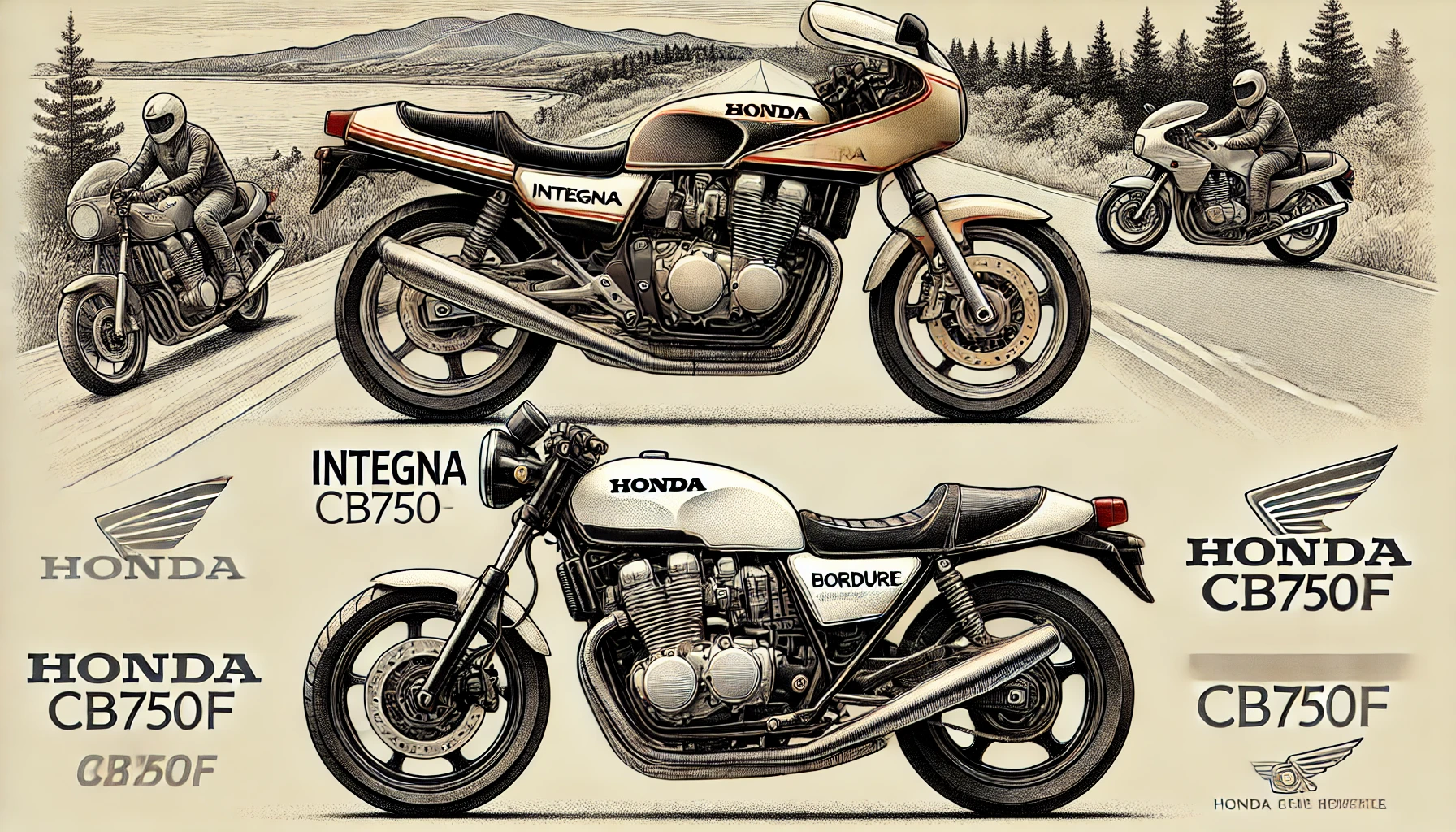 CB750F インテグラ ボルドール 違いと各モデルの特徴を詳しく紹介